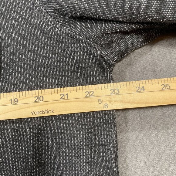 Rock & Republic Dark Gray Hooded Jacket  Faux Fur Lining Snap Pockets Mens XL - Picture 11 of 11